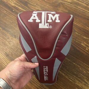 New - No Box Texas A&M Golf Club Headcover Maroon & Gray 12th man Golf  Style